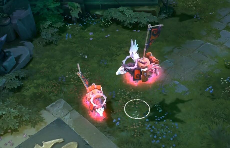 the Legacy Ethereal Flame Wardog skin from Dota 2