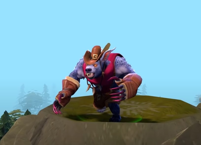 the Alpine Stalker’s Set (a collection of skins for a hero) from Dota 2