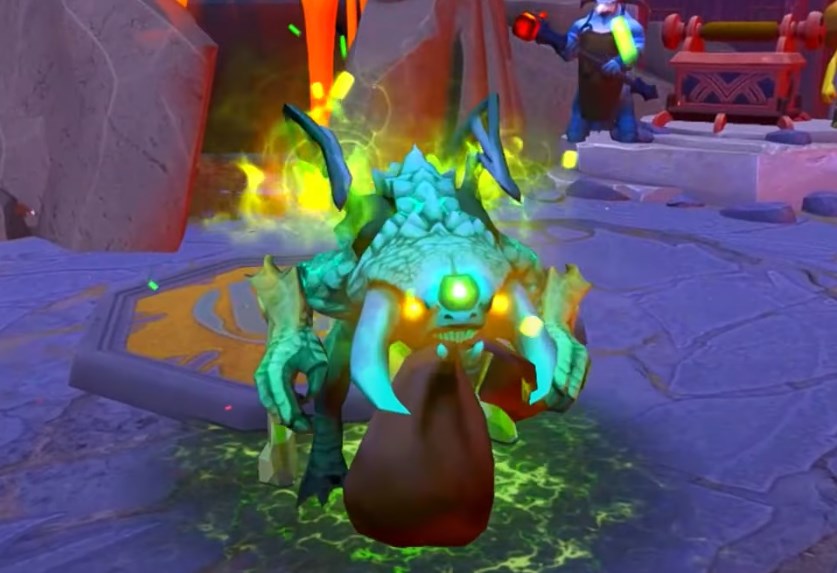 the Jade Baby Roshan (courier) from Dota 2