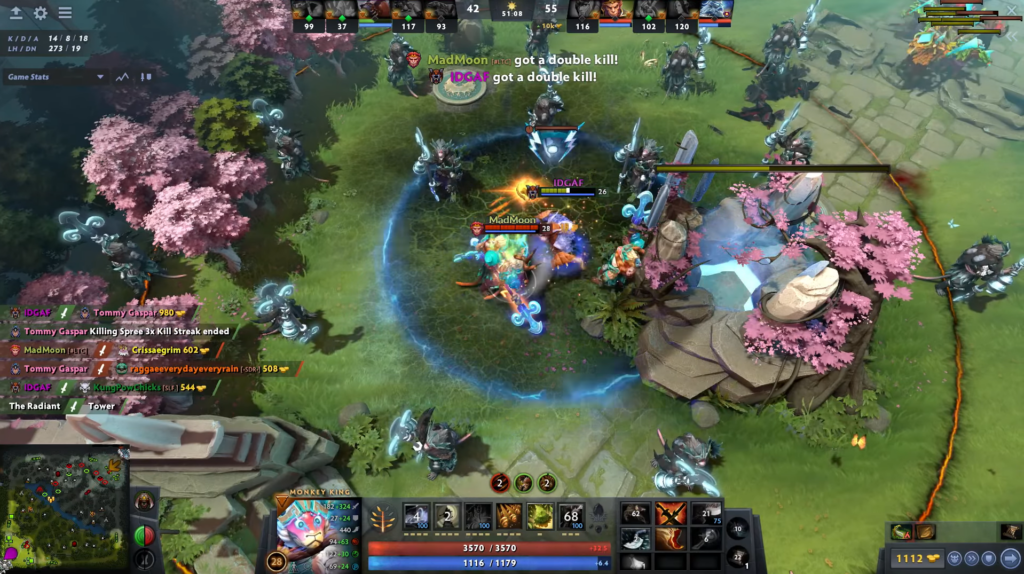 Battle in Dota 2